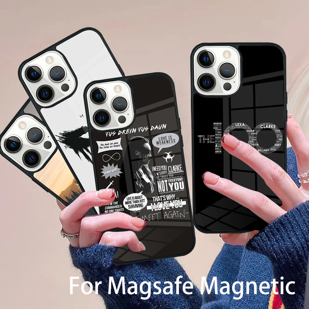 

The 100 TV Quotes Phone Case Magesafe Magnetic Wireless Charge Cover For IPhone 16 11 12 13 14 15 Pro Max Plus Mini