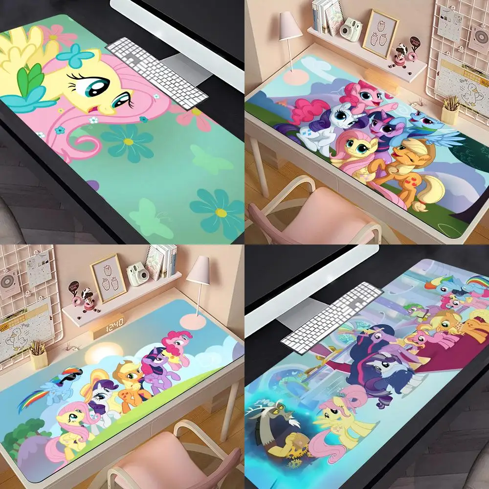 Juego de Anime My little Pony dibujos animados La amistad es mágica alfombrilla de ratón alfombrilla de escritorio de ordenador alfombra de oficina alfombrilla de ratón para ordenador portátil