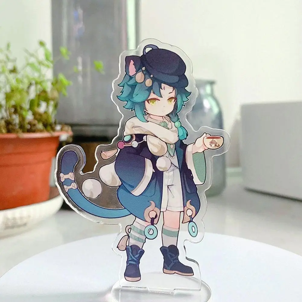 1PC Stand For Game Genshin Impact Stand Plate Anime Cartoon Cosplay Figure Character Acrylic Props Desk Decoration Ornament