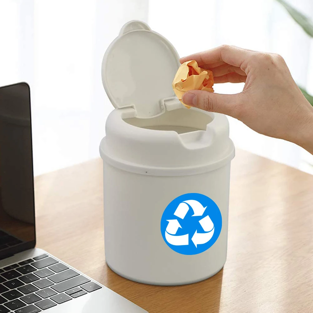 

PVC Recycling Stickers for Waste Sorting Trash Labels Classification Bins Garbage Eco Reusable Self Adhesive Waterproof Storage