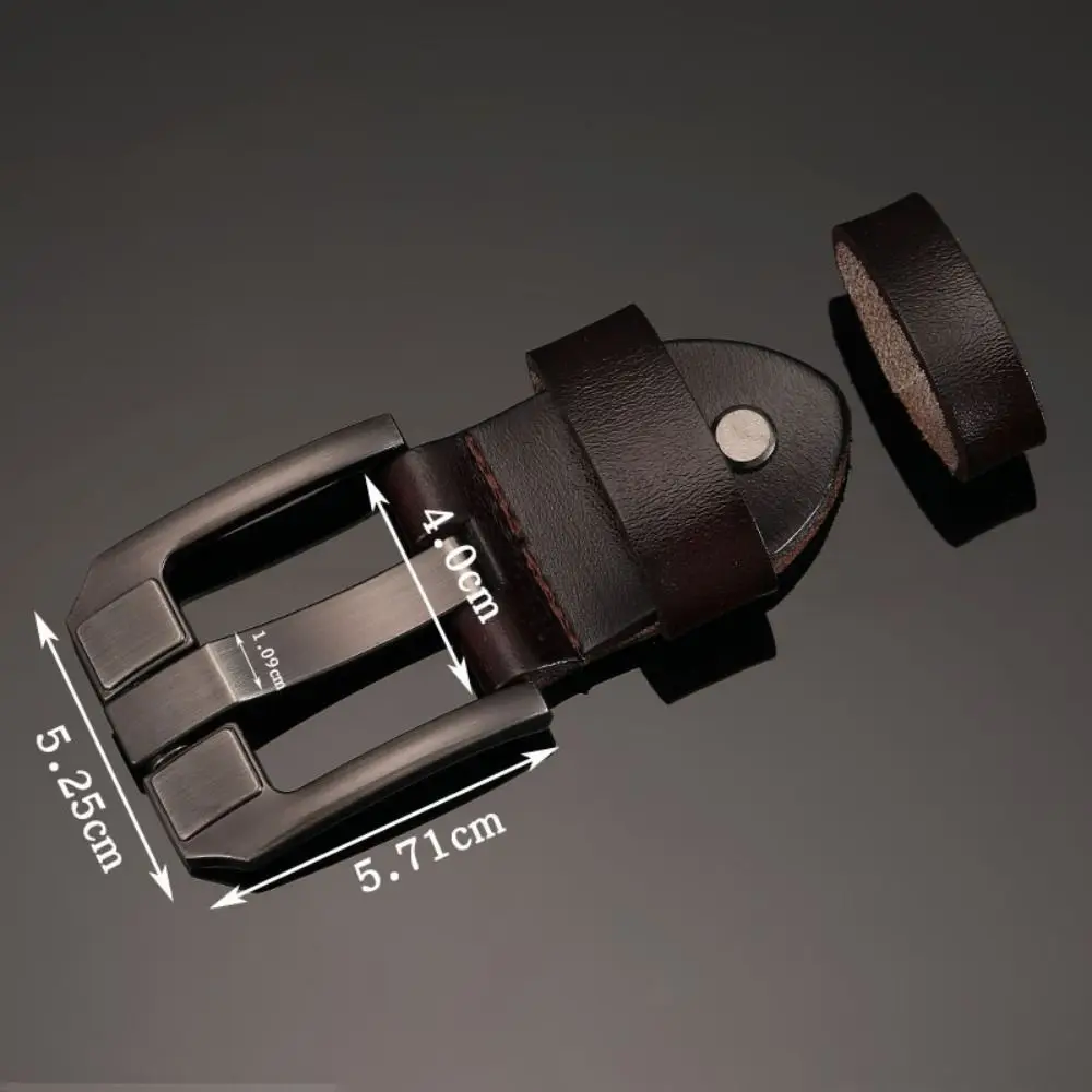 Fashion Adjustable Belt Replacement Buckle DIY Handmade Alloy Belt Buckle Men's Accessories