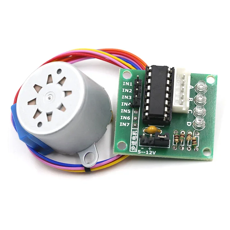 28BYJ-48-5V 4 phase Stepper Motor+ Driver Board ULN2003 forArduino   motor +ULN2003  board