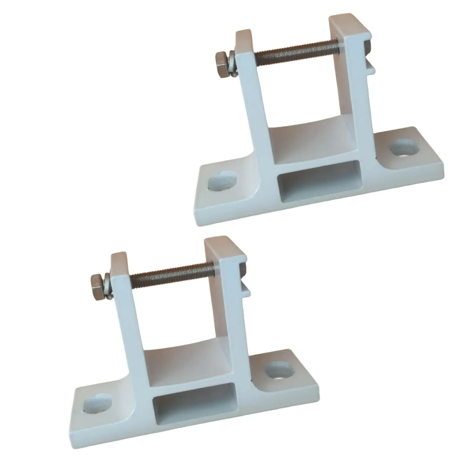 2 Pieces Awning Canopy Bracket Sunshades Support Bracket Metal Patio Awning White Easy Installation Accessory for Door Garden view 4