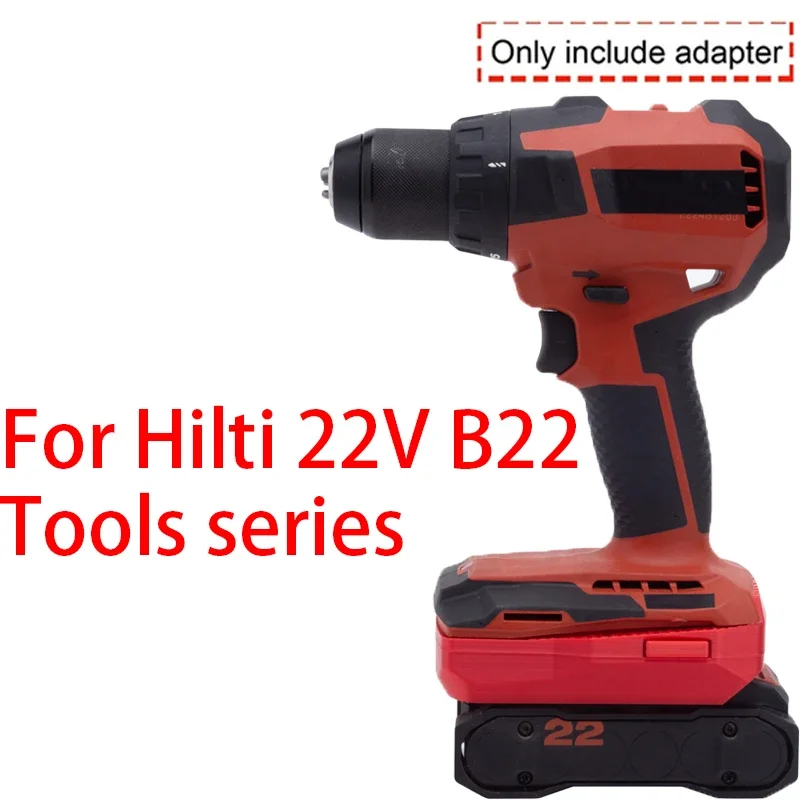 Adapter for old Hilti 22V B22 CPC Li-ion tools to convert to new Hilti 22V Nuron Li-ion Battery Adapter Power Tool Accessories