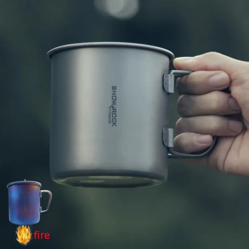 

Кружка для кемпинга из чистого титана – легкая складная кружка с ручкой для походов, путешествий и активного отдыха, с возможностью прямого нагрева