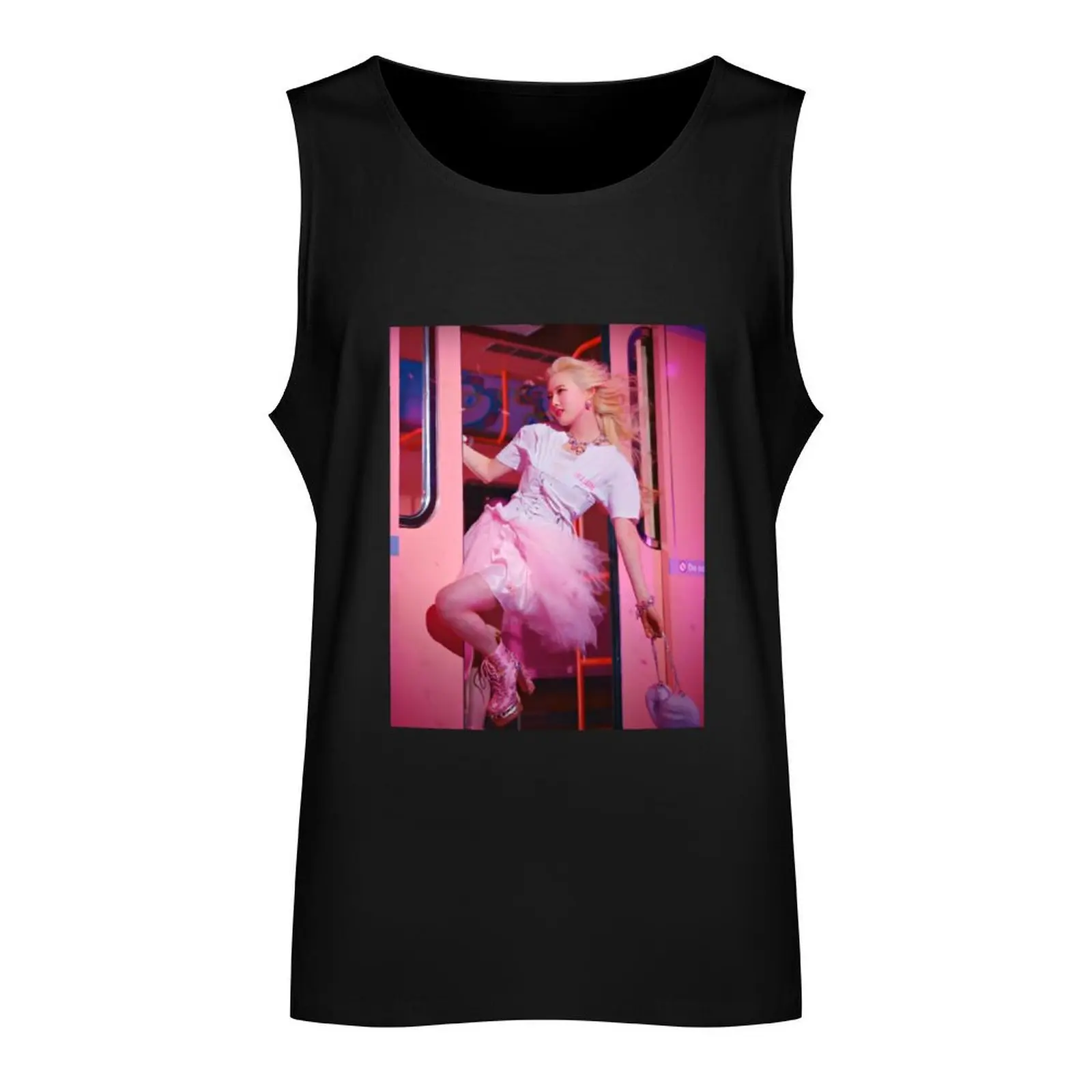 STAYC SIEUN RUN2U Tank Top gym shirts gym clothes for man clothes for men summer sleeveless shirt man