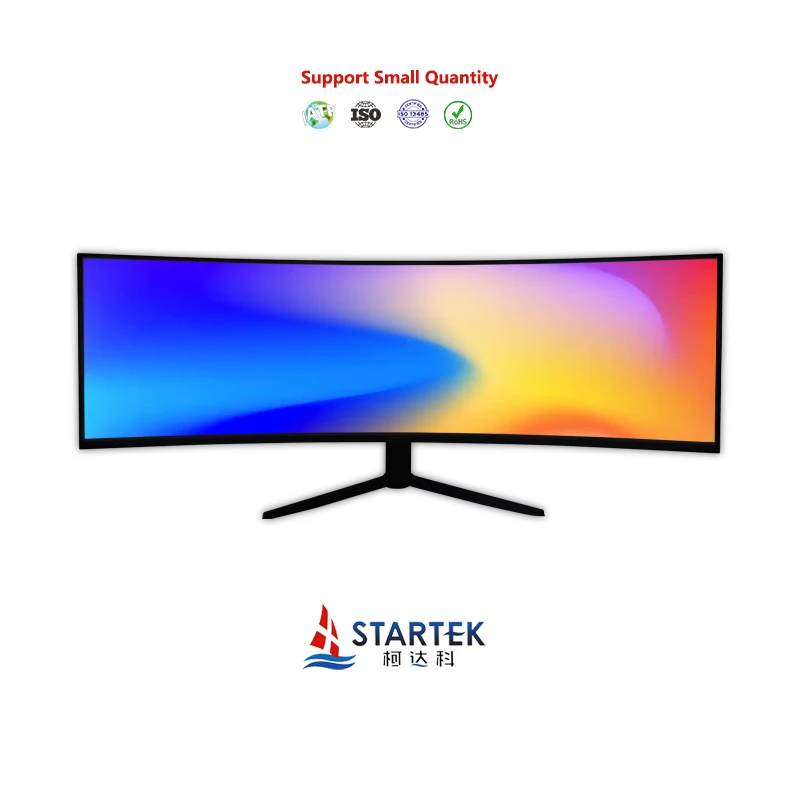 2026 Curved 49-Inch Gaming Monitor with 3840x1080 Resolution Ultra-Wide LCD Screen TFT Panel Desktop for Gaming PCs