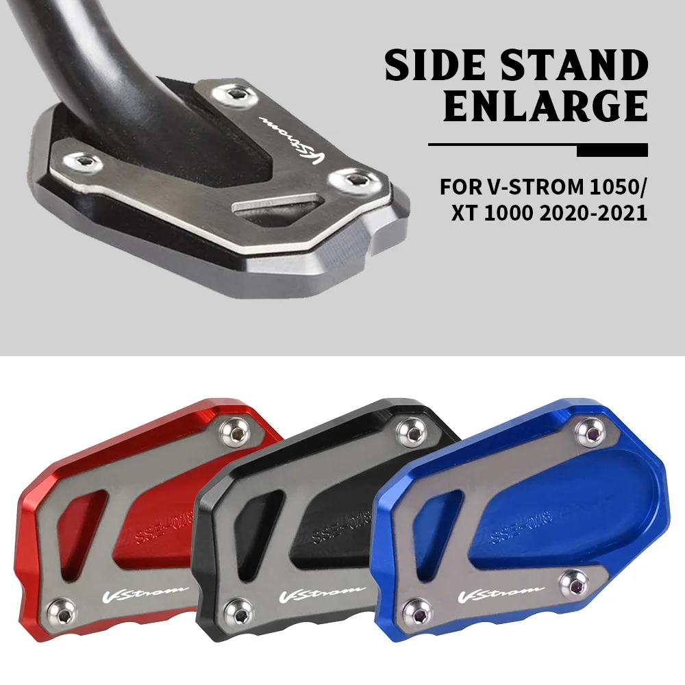 FOR SUZUKI V-STROM 1050/XT/1050XT 1000 1000XT GSX-S1000F GSX-S1000 2014-2021 Side Stand Pad Plate Kickstand Enlarger Support