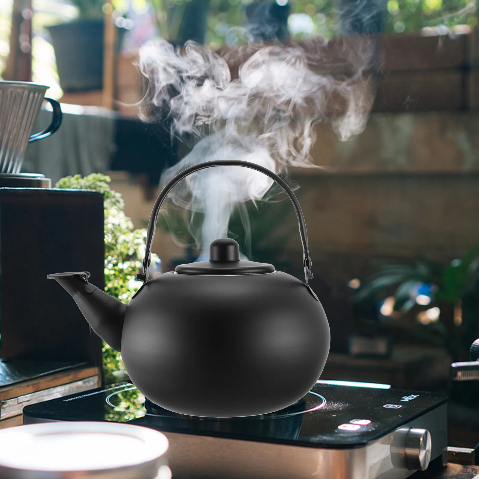 Stainless Steel Tea Kettle High Quality Rust Proof Lightweight Portable Boiling Kettle for Tea Making Coffee Brewing Soup