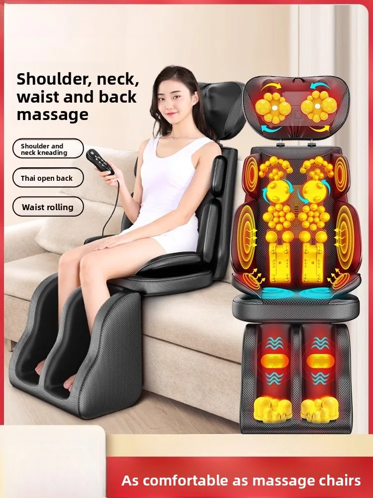 Multifunctional Full Body Kneading Massage Cushion For Shoulder Neck Back Waist Household Use