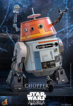 原廠 HOTTOYS 1/6 TMS112 星際大戰 阿索爾太空技工機器人 Chopper 可動人偶模型玩具 18CM 收藏場景擺飾禮品 10 最佳銷售 星際大戰直升機 - №2