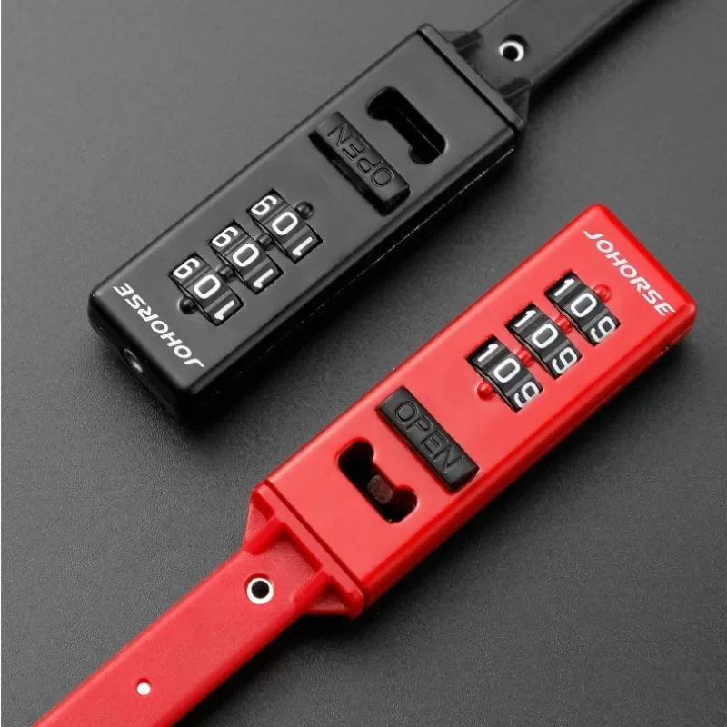 Bike Lock Tie Combination Lock Belt Combination  Alloy Combination Pant Pocket Lock Shoelace image 5