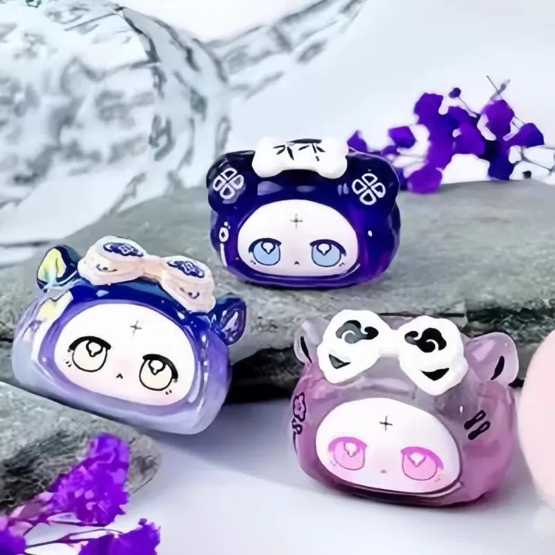 Bunny Strawberry Mustard Cute Mini Blind Box Trendy Desktop Decoration Toy Lovely Bean Design  Ancient Style Series Mini Figures