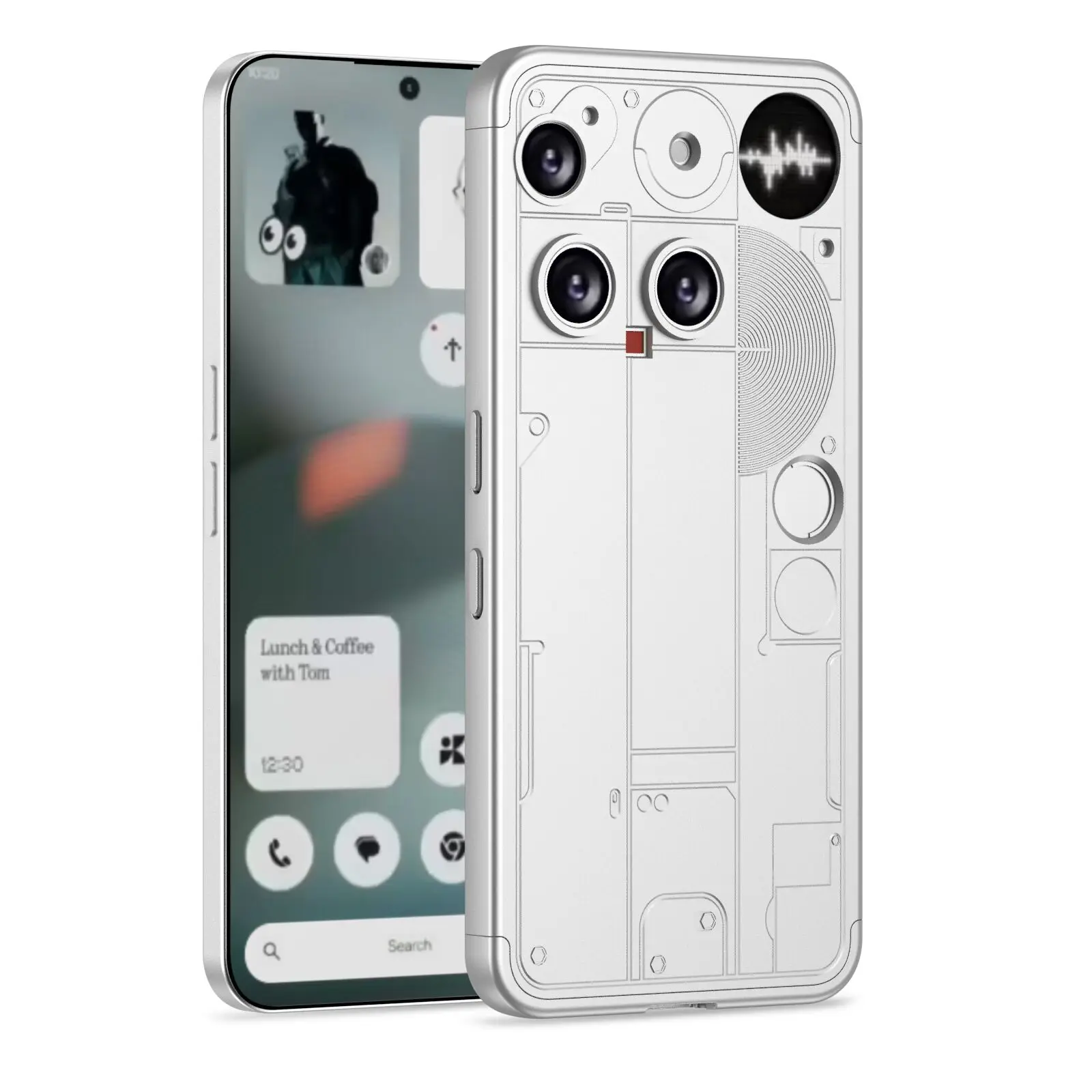 لا شيء الهاتف 3 5 جرام A024 حالة للصدمات 3 في 1 الصلب حماية ماتي الغطاء الخلفي جراب هاتف ل لا شيء الهاتف 3 Phone3 A059 2025 #5