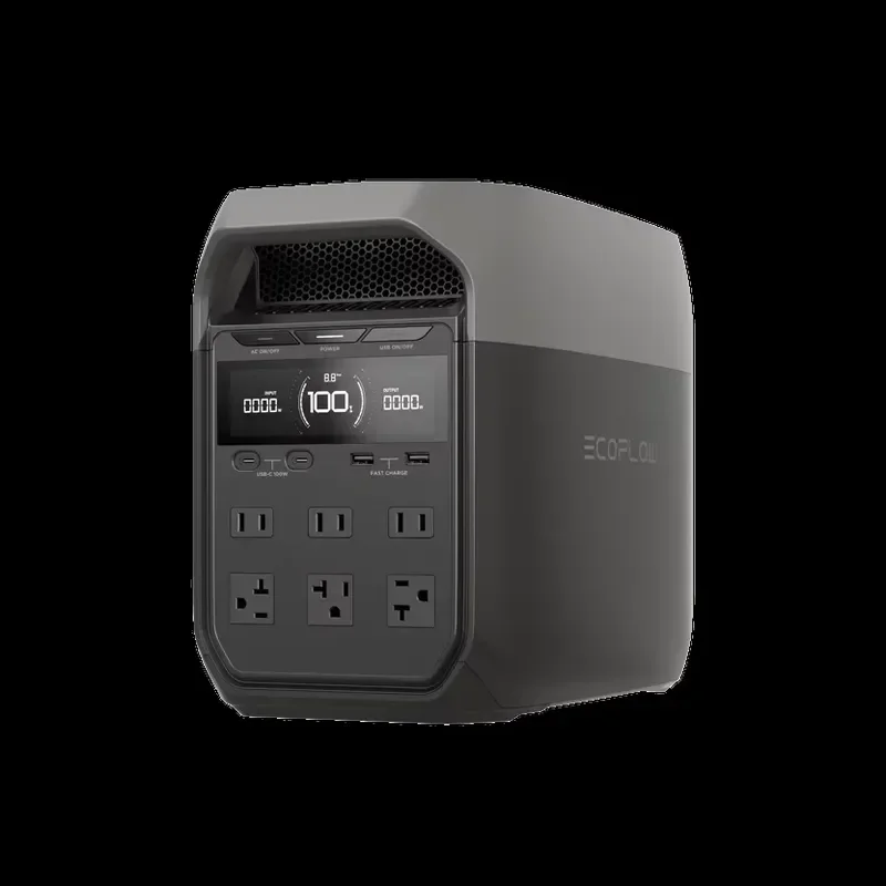 Ec0Flow 3 Portable Power Station LiFePO4 Solar Generator Outdoor Camping Backup in Stock