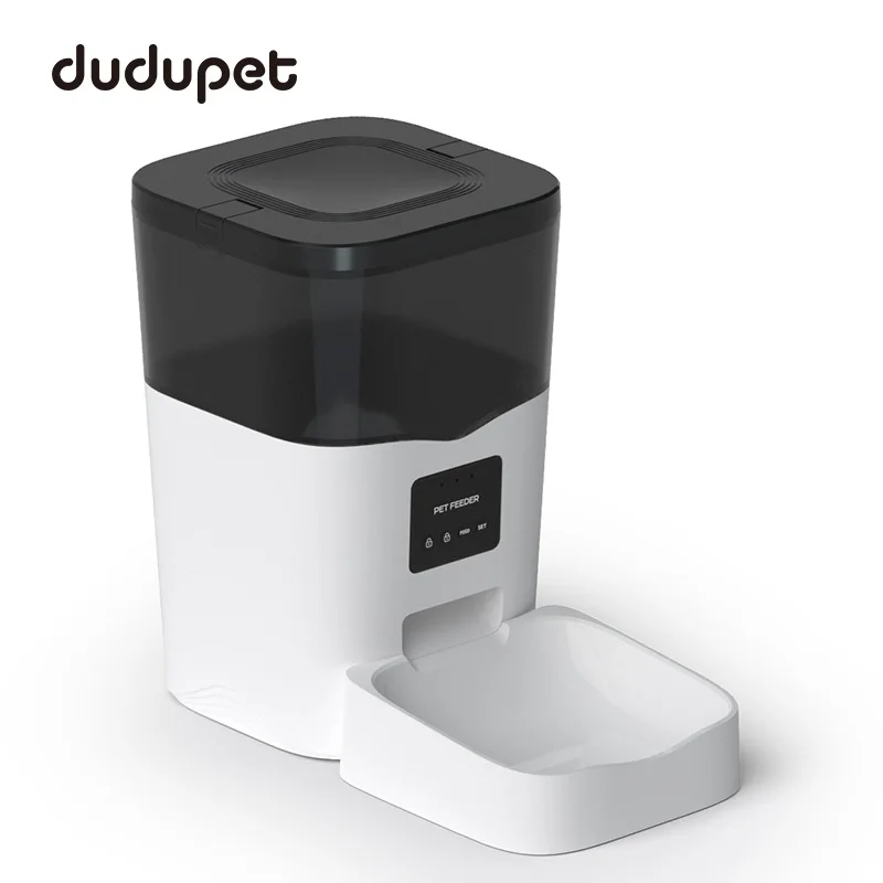 آلة التغذية الكمية المتنقلة للتحكم عن بعد للكلاب والقطط، وحدة تغذية أوتوماتيكية لوعاء القطط والكلاب مستلزمات الحيوانات الأليفة 3 لتر #2