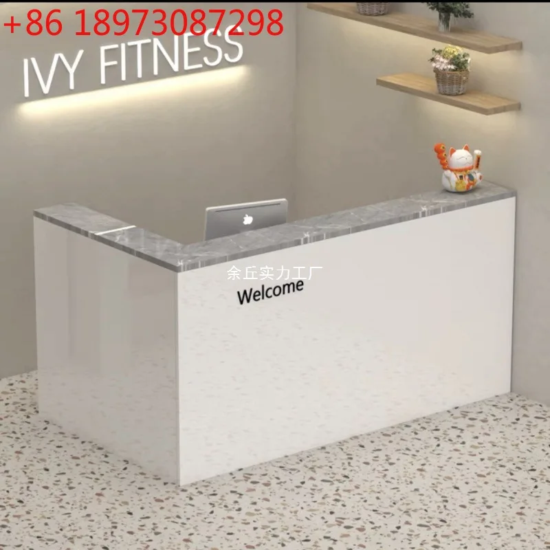 Bar cashier simple modern clothing store milk tea shop corner table reception