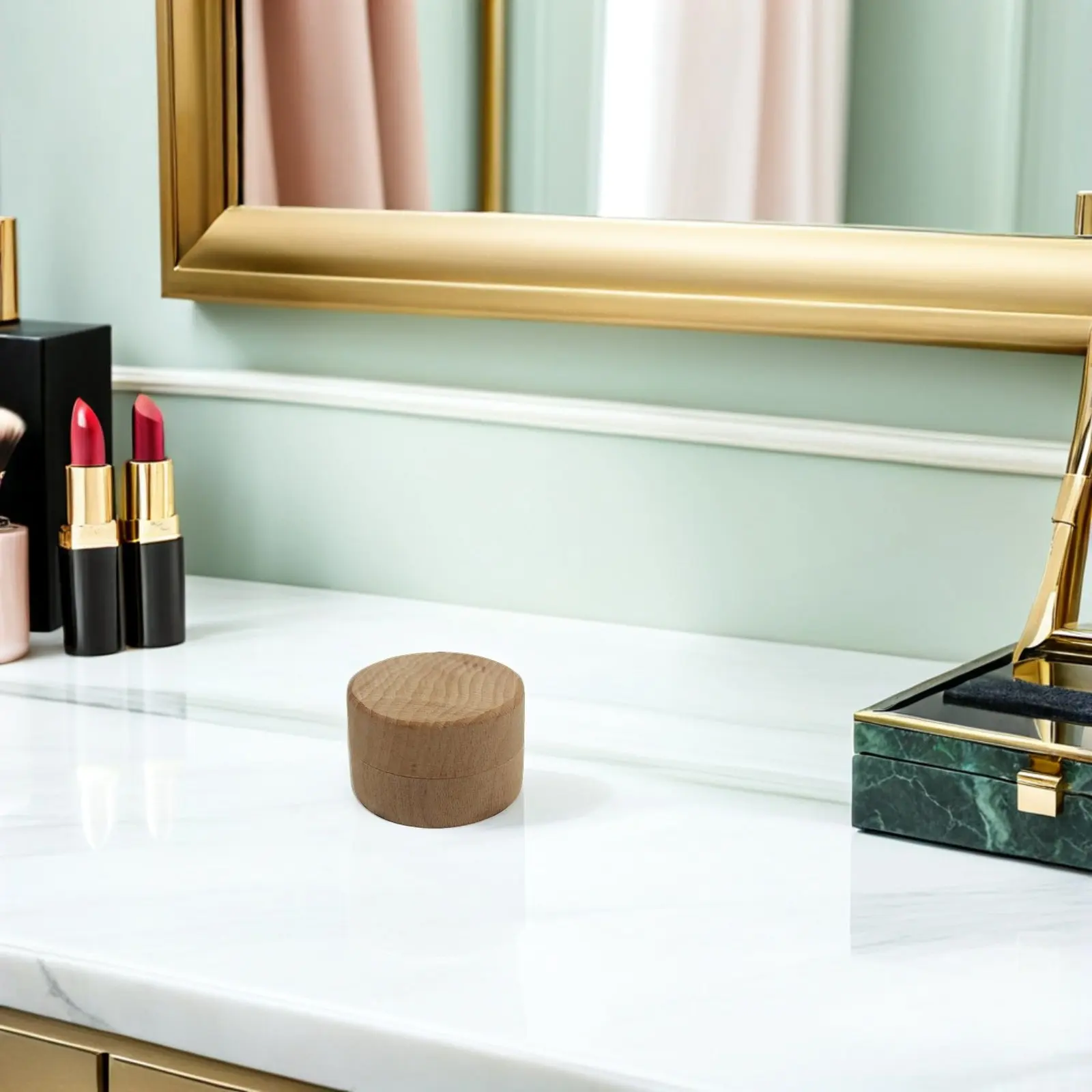 

Набор из 3 шт. круглых деревянных шкатулок для колец с крышкой, для хранения ювелирных украшений, подарок на предложение, свадьбу, помолвку