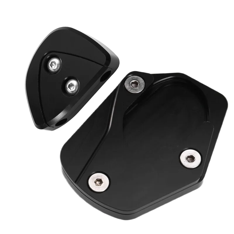 مسند للدراجة النارية مسند مسند مساعد لدواسة القدم يدعم ملحقات الدراجة النارية باللون الأسود #4