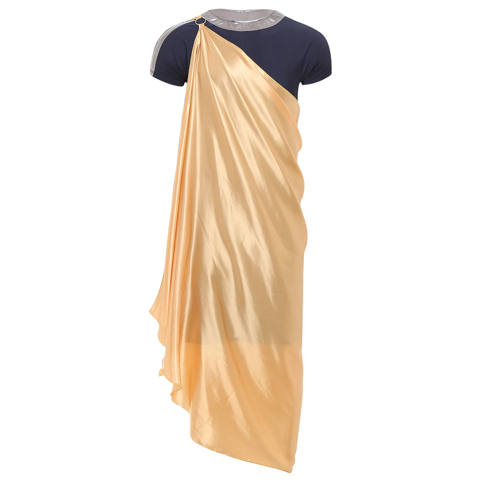 

Men's Festival Ancient Greek Priest Preachers Performance Costumes Robe with Satin Cape Cover for Halloween Role Play Outfits