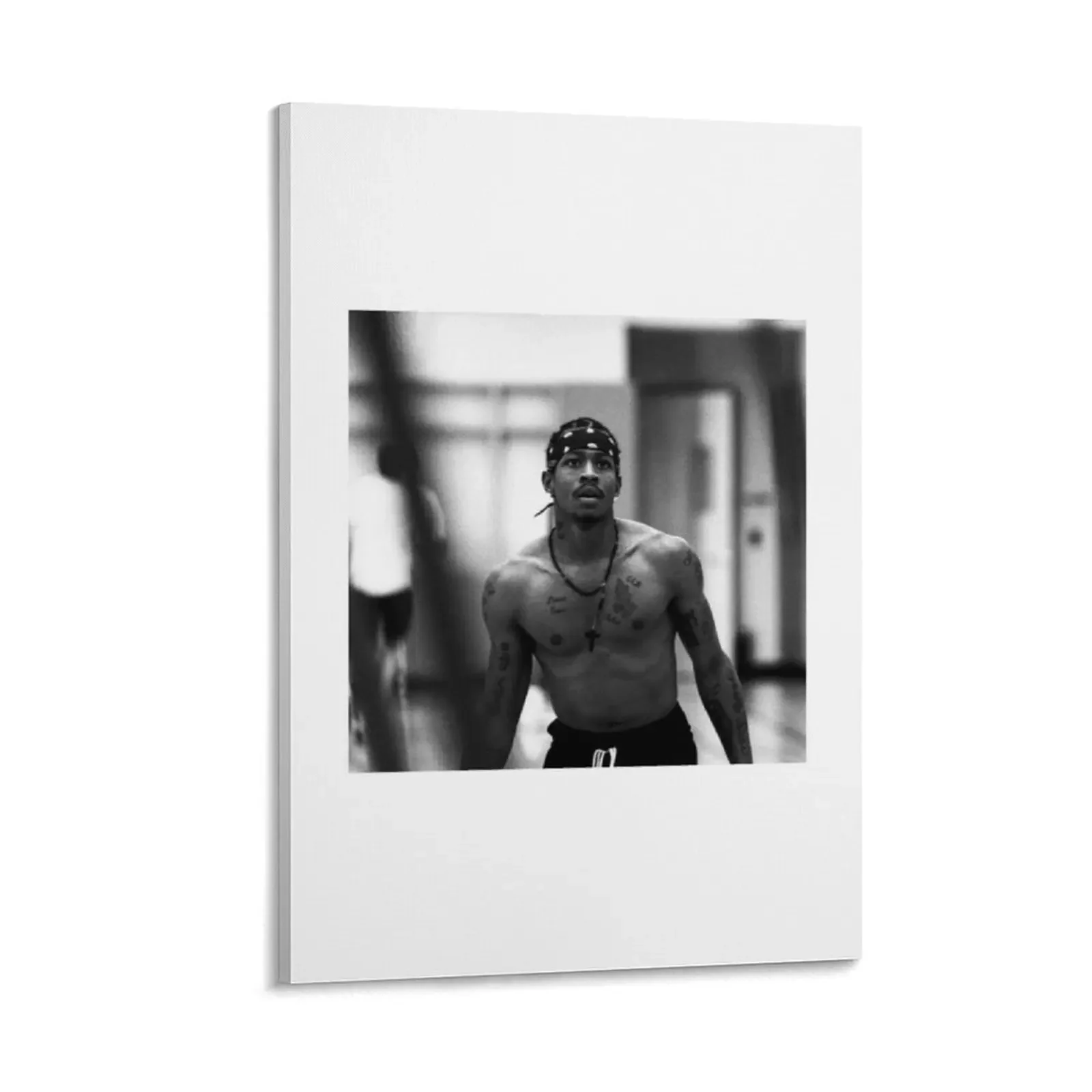 

Allen Iverson - Black / White Canvas Painting Decoration for home poster anime living room decoration