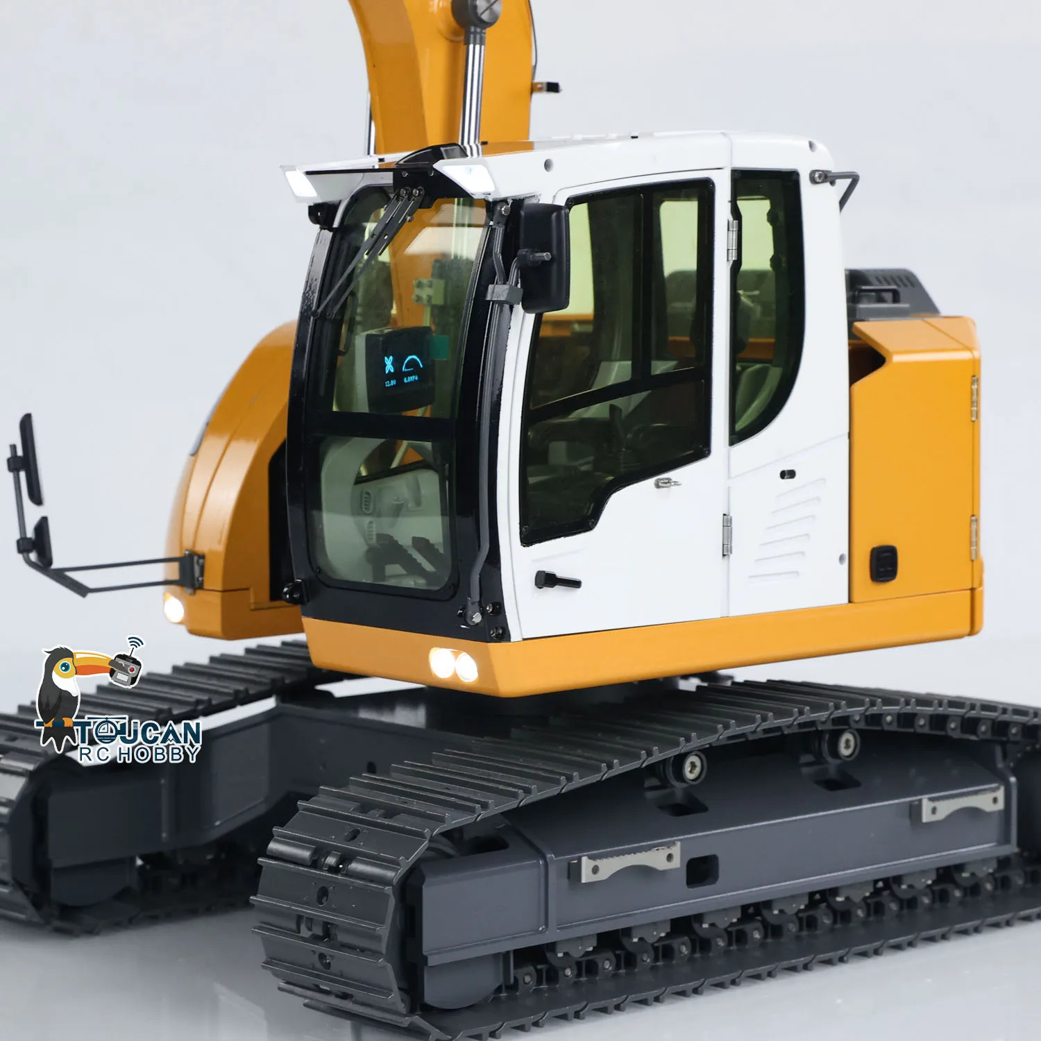 

1/14 RTR R920 RC Hydraulic Excavator JDM-208 Metal Radio Digger Assembled Model Light Sound Machine Trucks Car Toys for Boys
