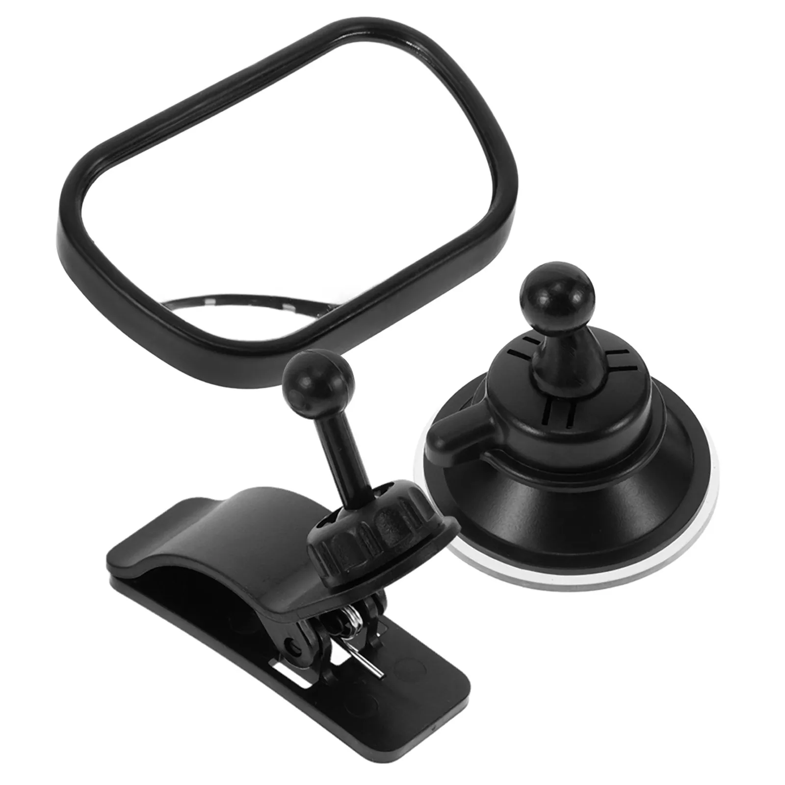 

Mirror Clip on Adjustable Safety Backseat Viewing Mirror for Rear Facing Infant Monitoring Interior