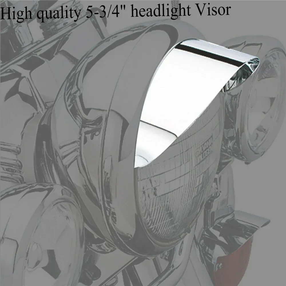 Motorcycle Parts Headlight Visor 5.75\