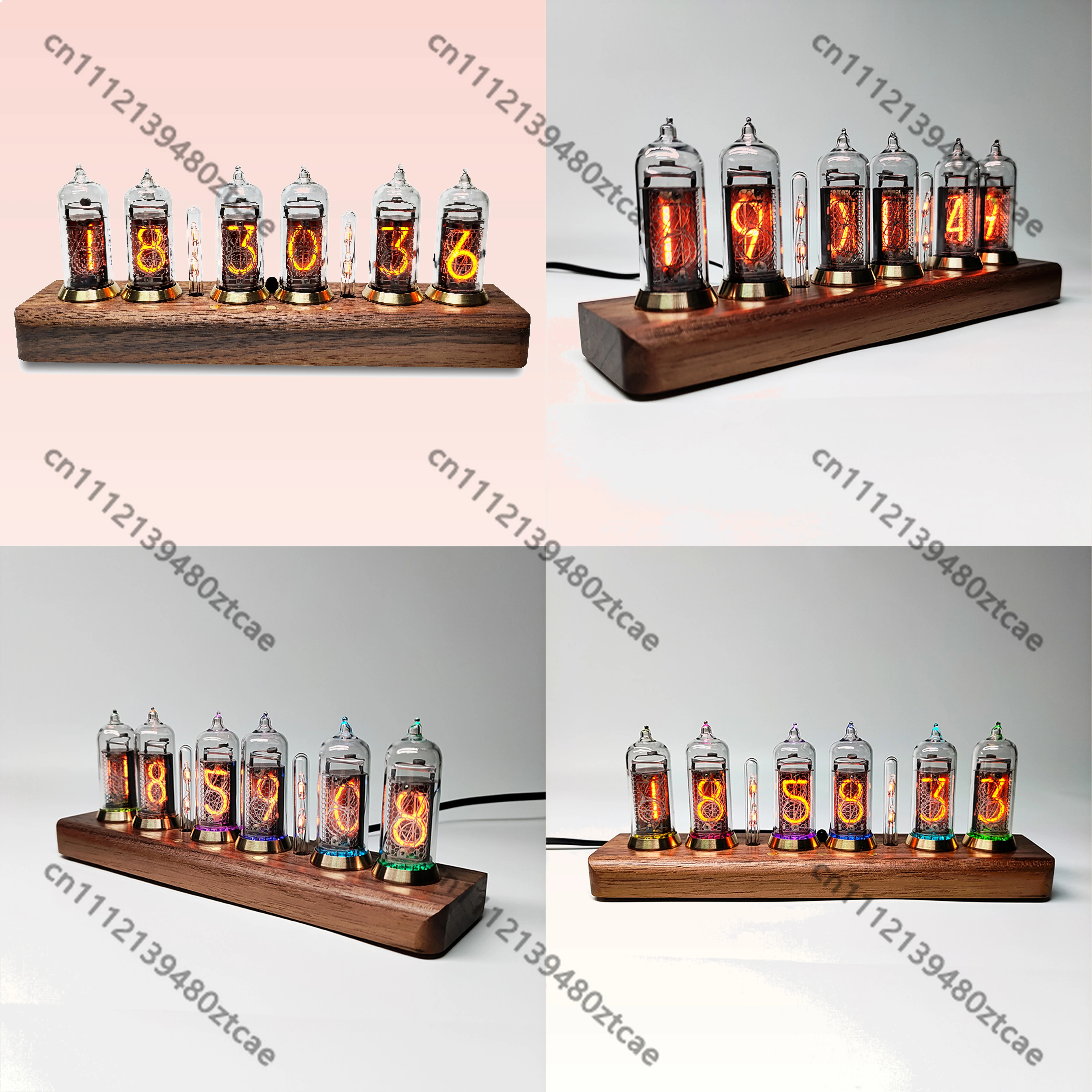 Former Soviet IN-14 Glow Tube Clock Nixie Tube Clock with Dial Plug Bluetooth Control Touch Button