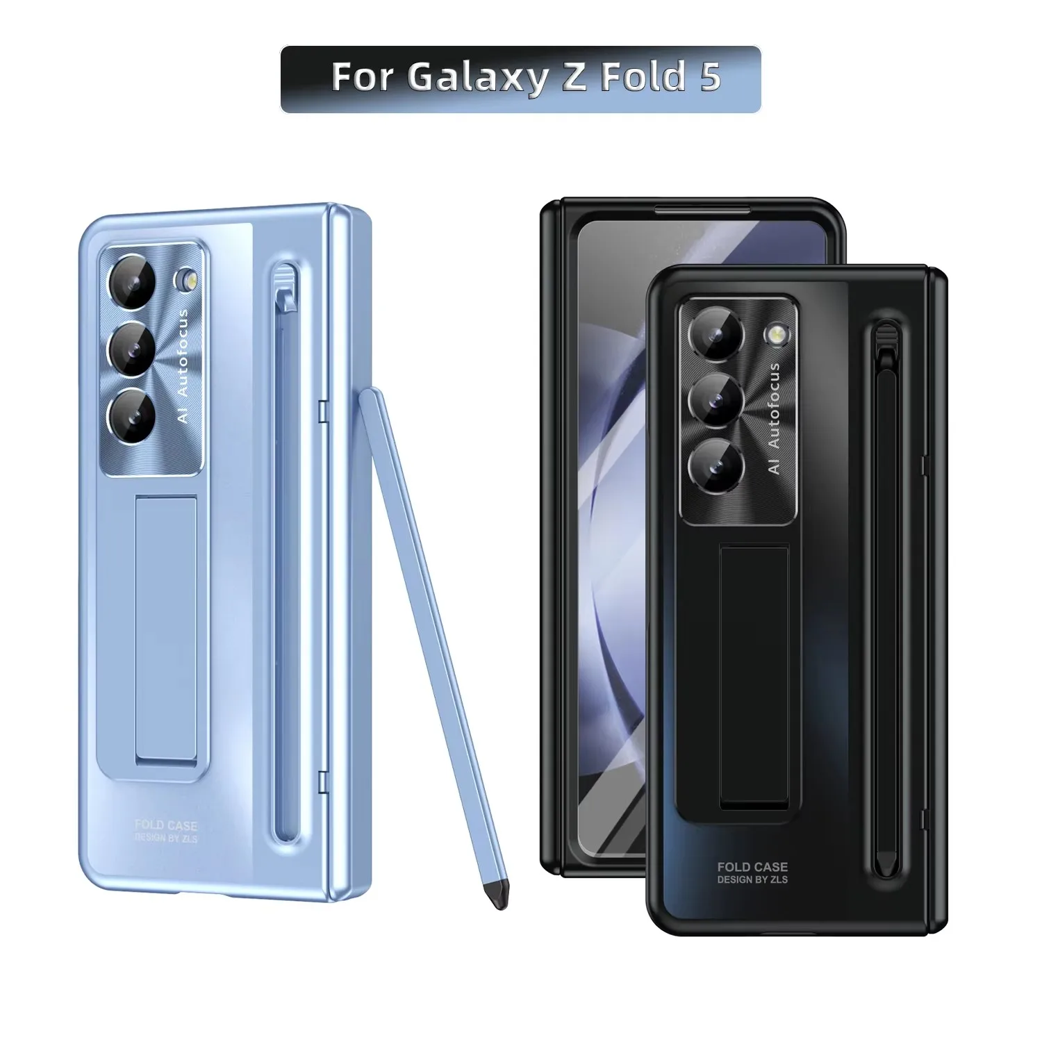 

Fold phone case For Samsung Galaxy Z Fold 4 5 6 Case With S Pen Stand & Hinge Cover Screen Protector All-inclusive Anti-drop