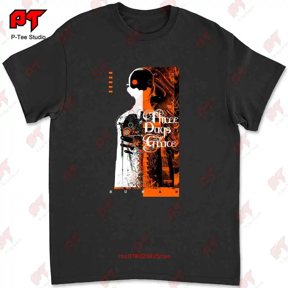 Three Days Grace Fifty Humannew Band Merch T-shirt R53S