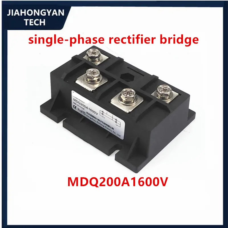 Einphasige Gleichrichterbrücke MDQ150A1600V 30A 40A 50A 75A 100A 200A 250A 300A 500A Diode 100A 300A-16 Modul Kühlkörper DC 12VDC