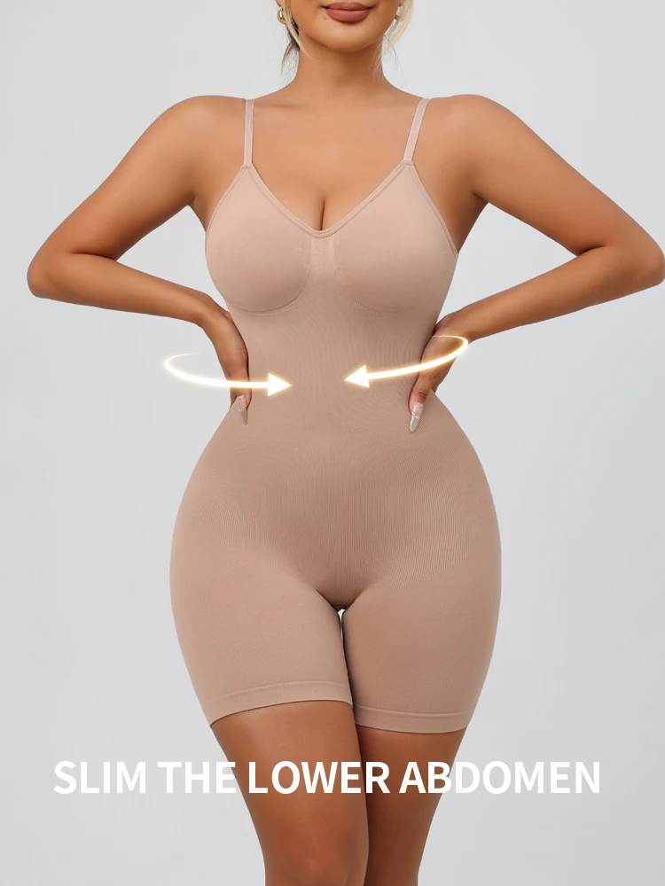 Women's Fajas Colombianas Shapewear Bodysuit Seamless Sexy Tummy Control Butt Lifter Thigh Slimmer Enhanced Curves