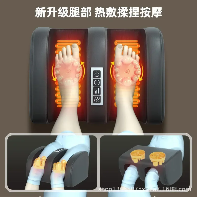 Factory Direct 2026 Top RatedHot selling item Full Body Hot Compress Massage Cushion Household Five-in-one Multi-part Massage