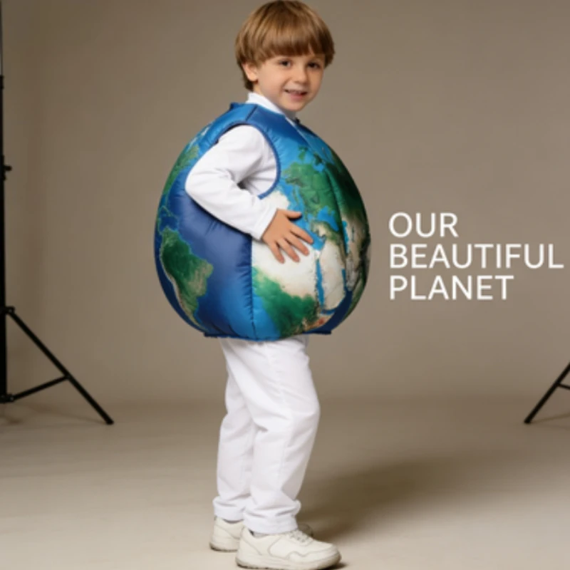 

Детский костюм для спортивного дня в стиле "Мир во всем мире", наряд для косплея "Спасите Землю", одежда для детских сценических выступлений