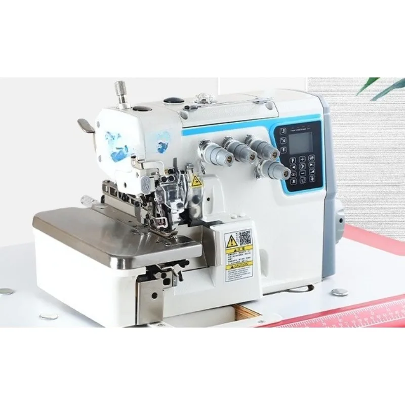 Fully automatic computer thread cutting four-wire edging machine overlock sewing machine edge locking industrial