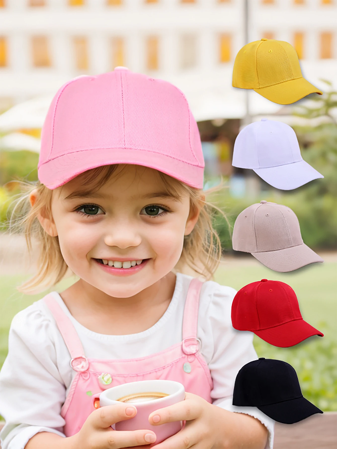 

1pc Baby Boy Baseball Cap, Suitable For 3-8Y Infants - Solid Color Toddler Sun Hat, Lightweight & Comfortable, Suitable For Baby
