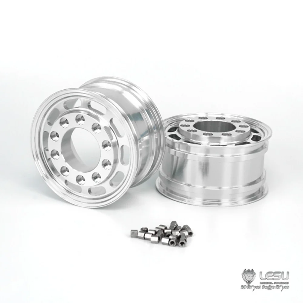 

CNC Flange Front Wide Wheel Hub Square Hole For 1/14 Tamiya RC Lesu Flanged Front Axle Installation Romote Control Toy Parts