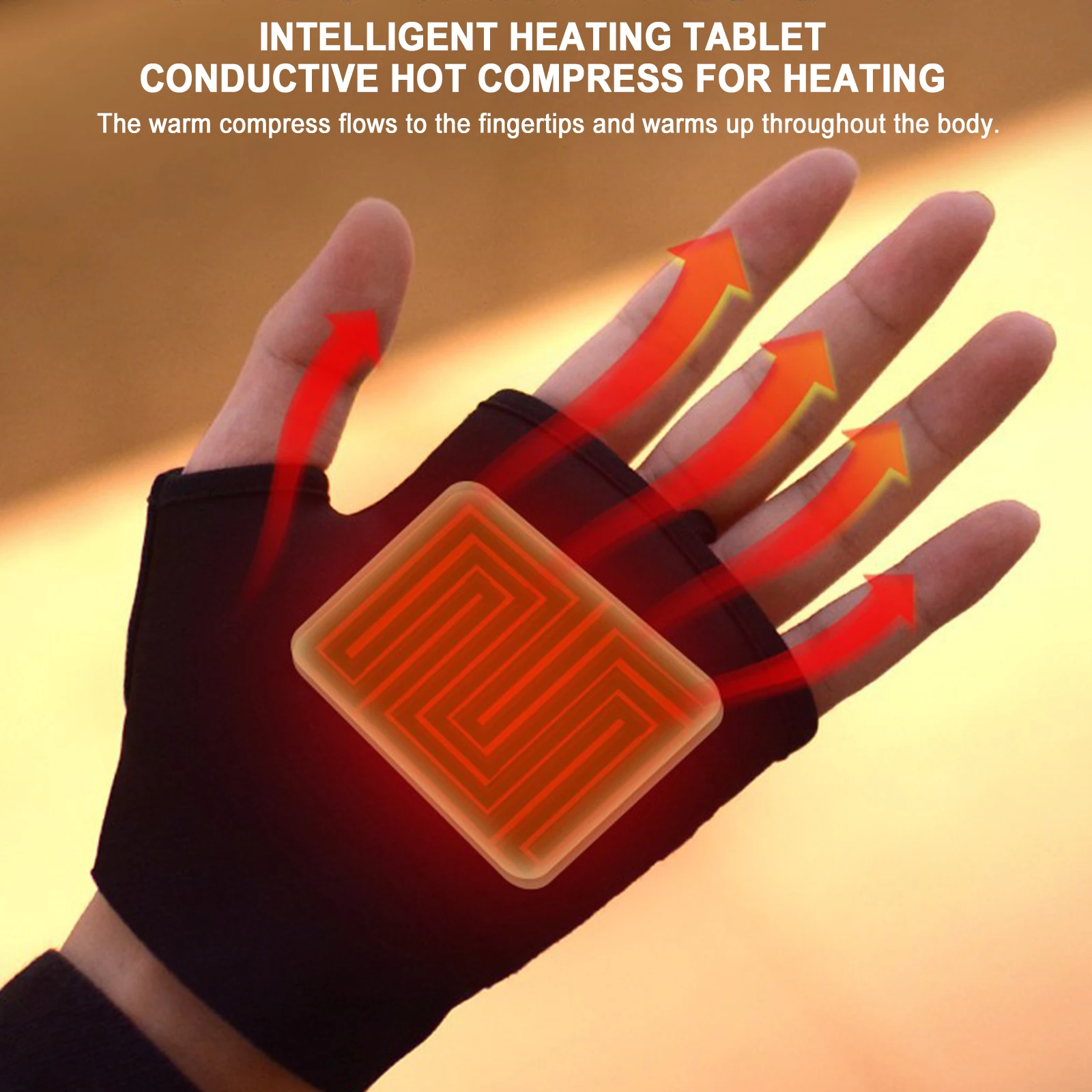 Electric Heated Gloves Hand Warmer Glove With Screen Touching Function Reliable USB Charging Electric Bike Motorcycle Gloves