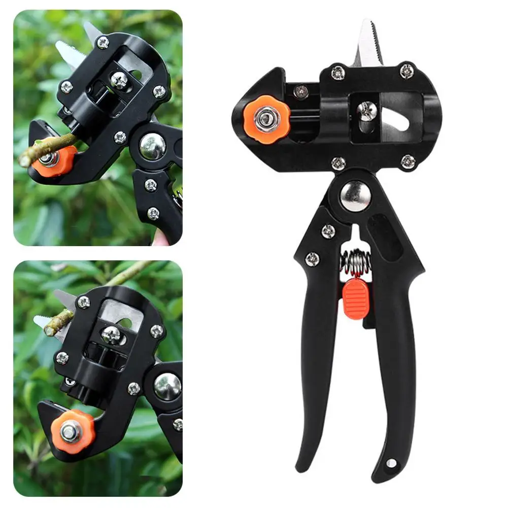 

Multi-functional Garden Trimmer Pruning Seedlings Grafting Gardening Grafting Portable Tools Scissors Fruit Tree Machine B1Y5