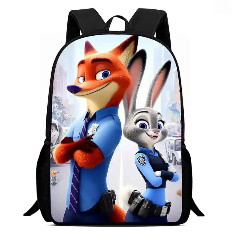 

Школьный рюкзак Disney Mochila, школьные сумки с рисунком Zootopia 2, для девочек и мальчиков, прочные и легкие детские сумки для детского сада