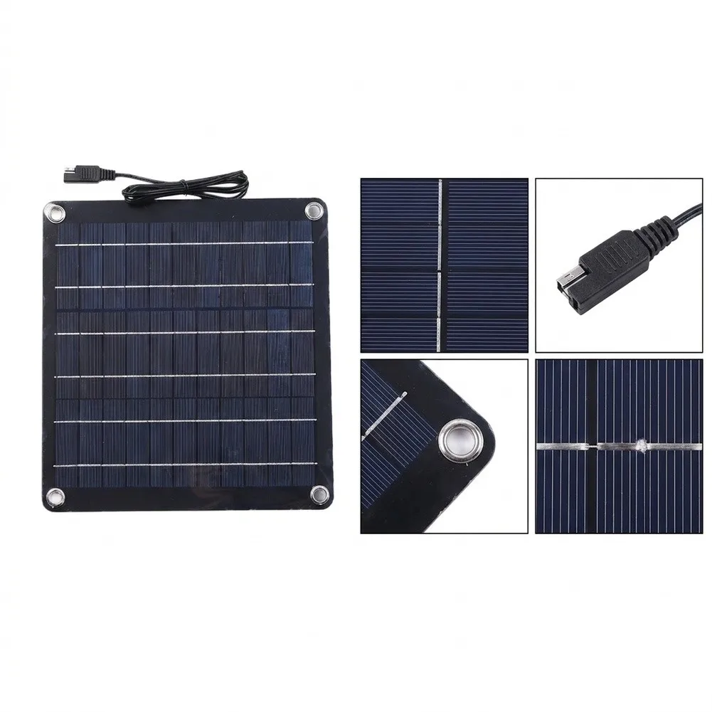10W 18V For semi For flexible Solar Panel for Outdoor Photovoltaic Systems Lightweight PET Coated Foldable Bag