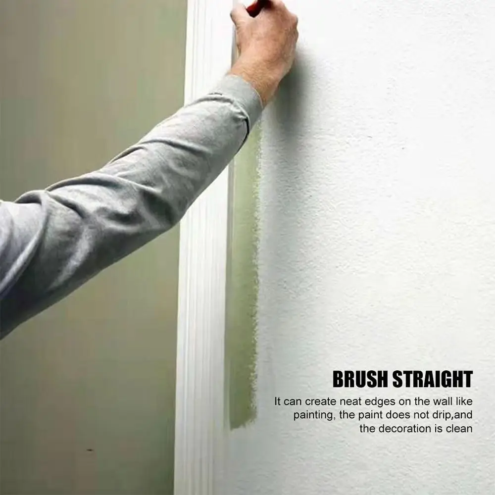 

прочная легкая кисть для рисования, портативная кисть для обрезки краев, кисть для темных углов, пластиковая кисть для разделения цветов, внутренняя стена, крыша