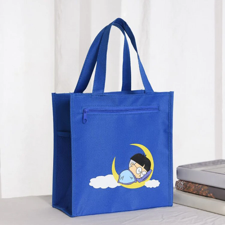 

New student canvas bag work lunch bag men's cartoon handbag