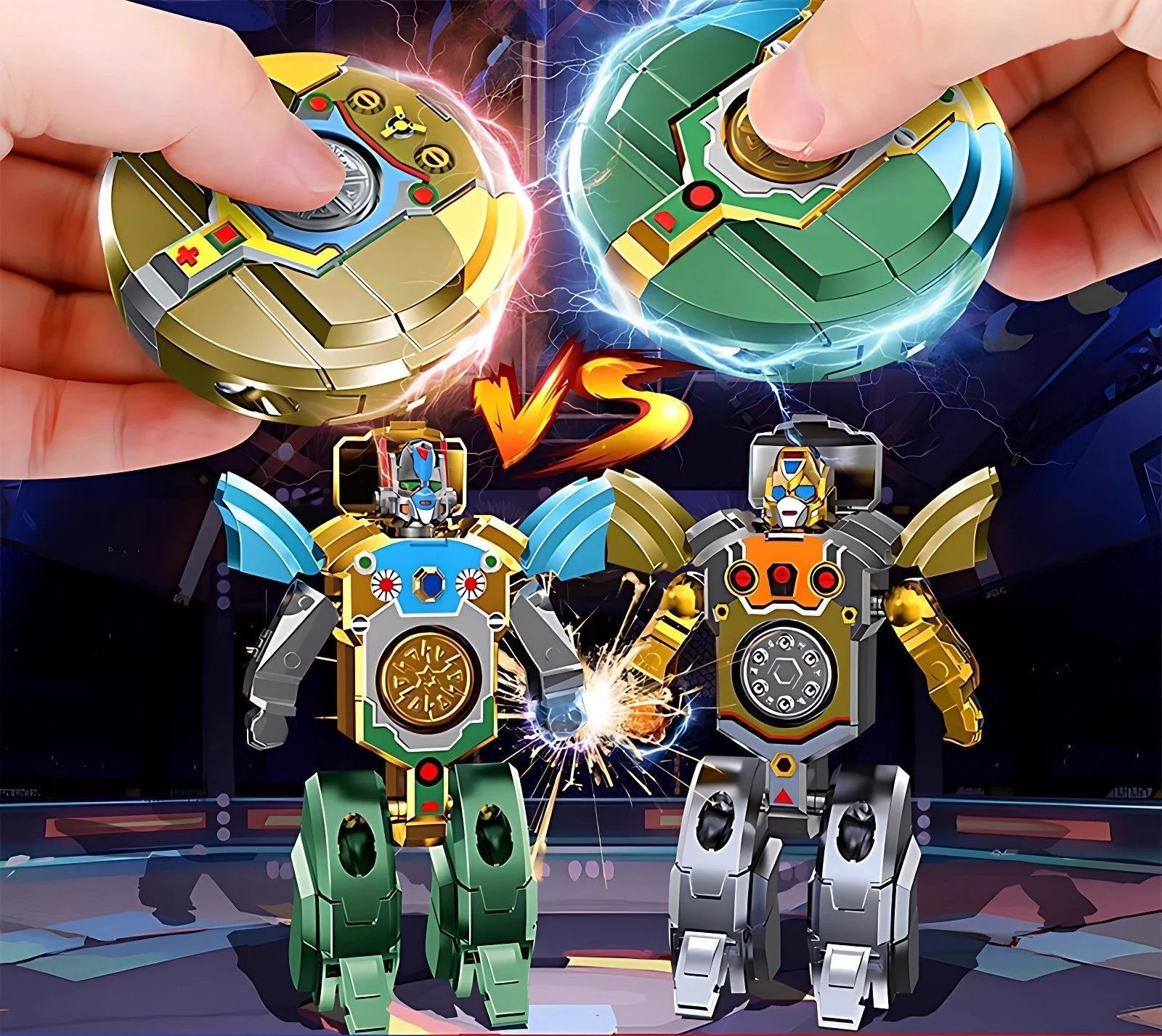 Fingerspitzen-Mechanisches Gyroskop: Kreatives DIY Mecha Panzer Transformierender Roboter – Lehrreiches und Stressabbauendes Spielzeug – Detail 1