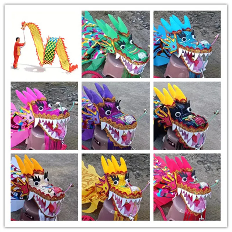 

400 Gram Chinese Dragon Dance Head Accessories For Adults Fitness Dragon Products Plastic