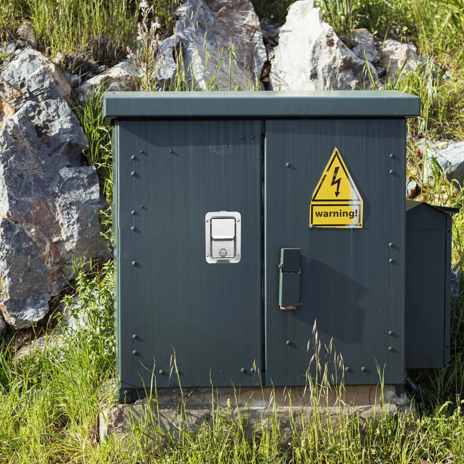 

Steel Toolbox Lock with 2 Keys Stainless Steel Rv Handle Paddle Lock Heavy Duty Trailer Truck Toolbox Secure Tool Box Latch