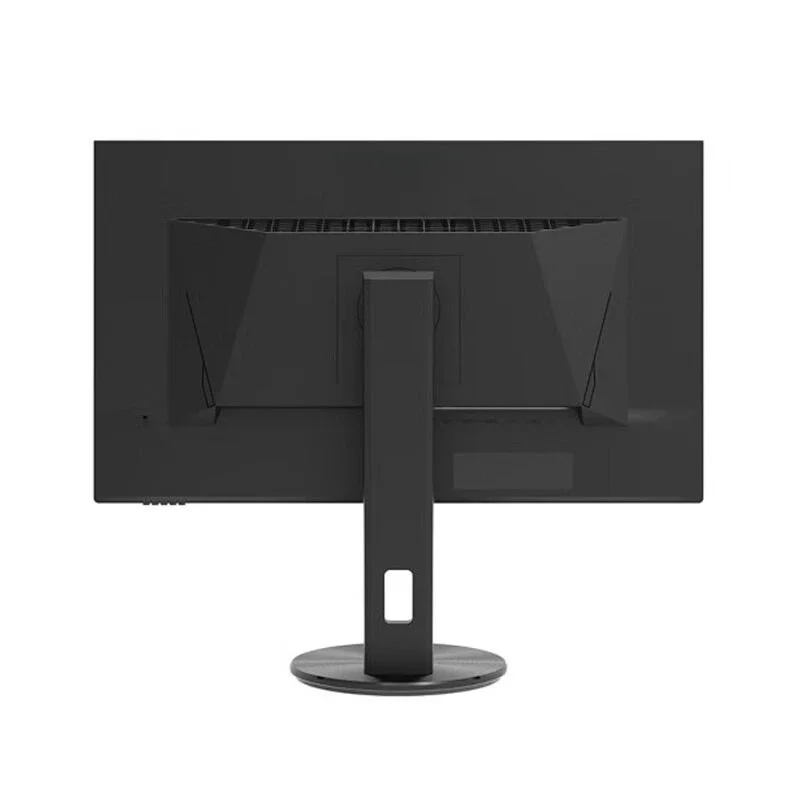 Layar LCD desktop U27V10R 27 inci 4K ultra-jernih dengan teknologi IPS, desain menghadap ke arah kantor, cocok untuk rumah.