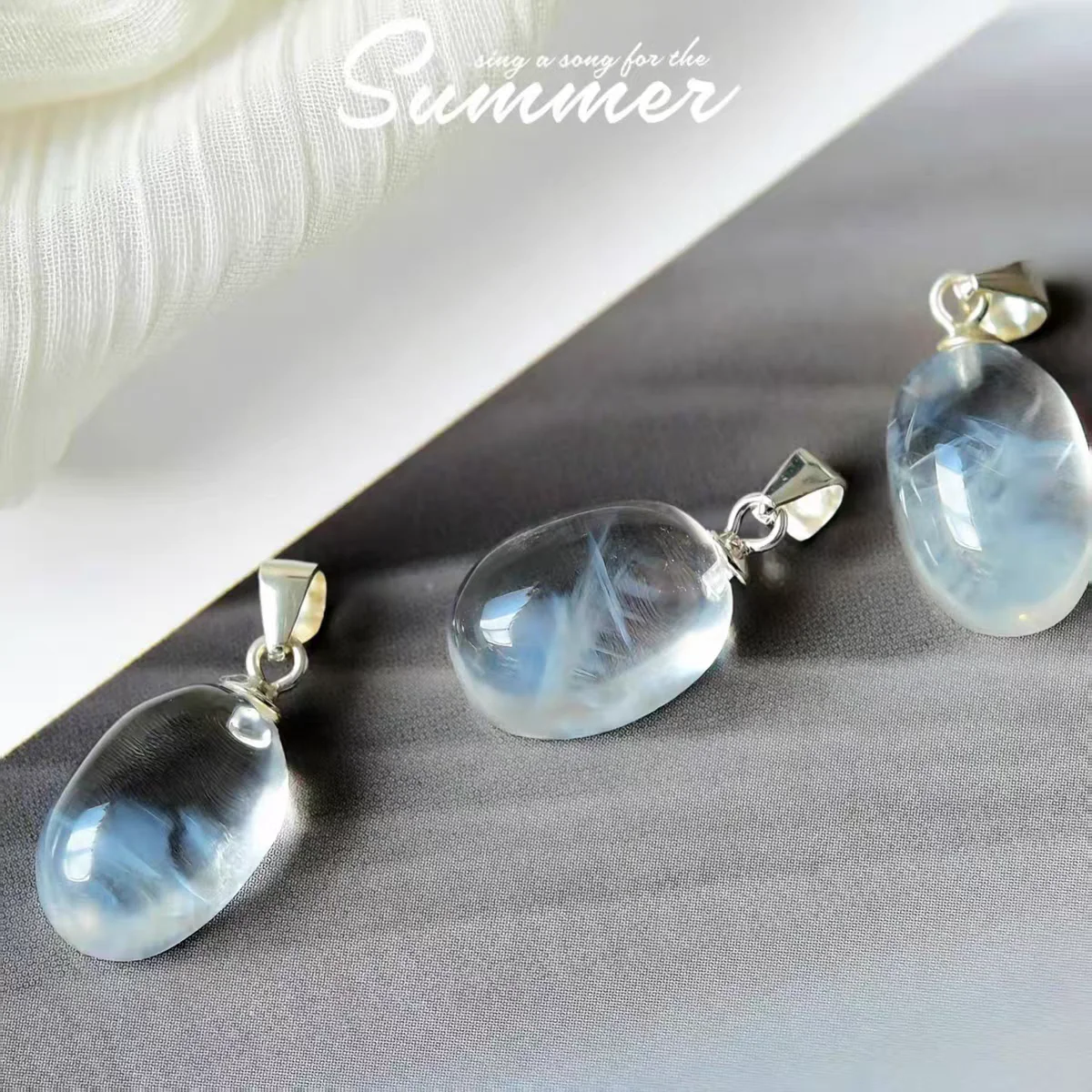 حقيقية الطبيعية ريشة الأزرق Rutilated الكوارتز الهرم الملاك قلادة إبرة قلادة على هيئة ريشة Rutilated النساء الرجال AAAAAAA