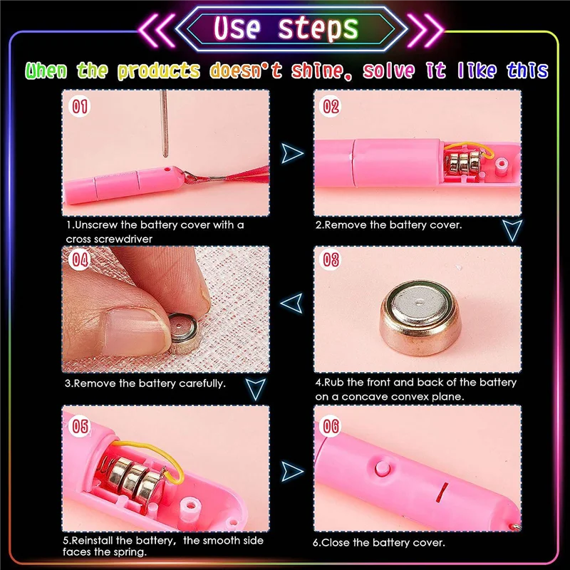 24 PCS Glow Fiber Sticks LED Light Wand Fiber Optic Flashing Sticks for Wedding Halloween Christmas